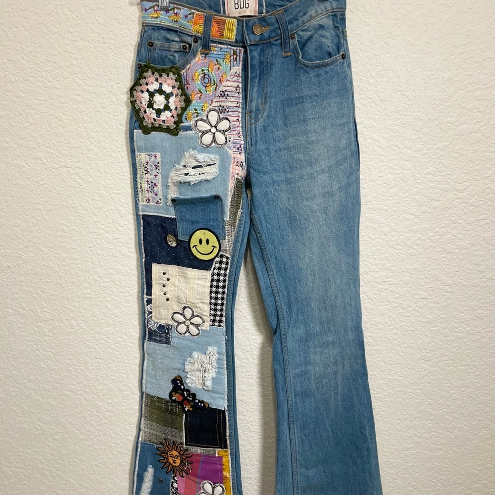 BDG Urban Outfitters Patchwork Jeans Size 24